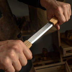 Drawknife with Leather Sheath - DK2S