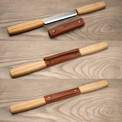 Drawknife with Leather Sheath - DK2S