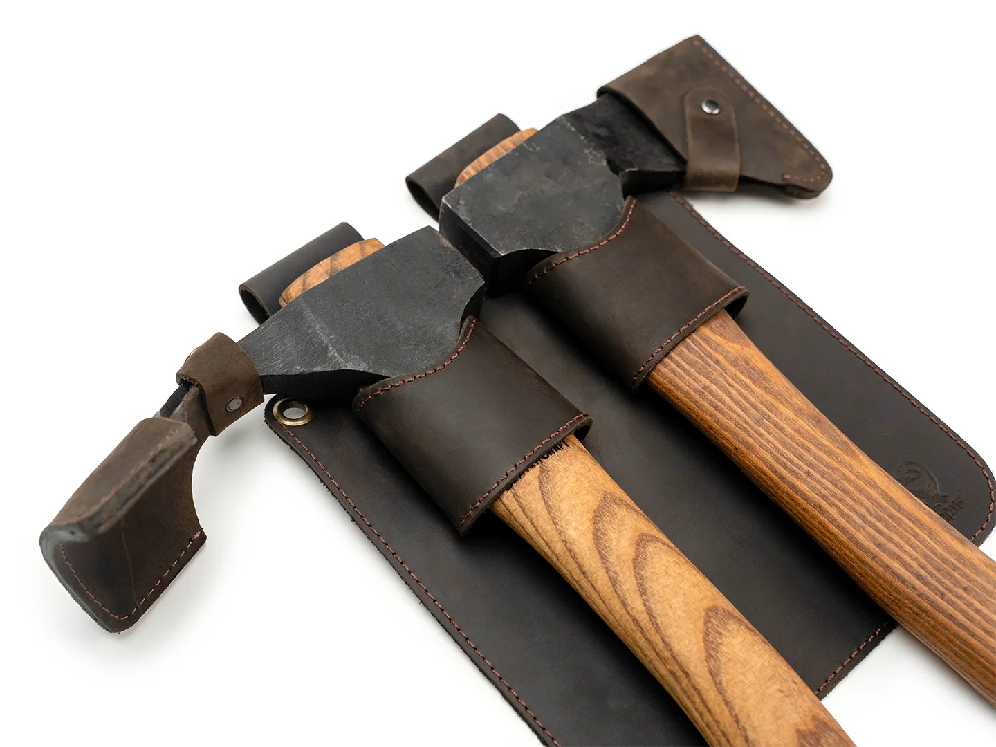 Leather Hatchet Adze Holder Holster With Belt Loops