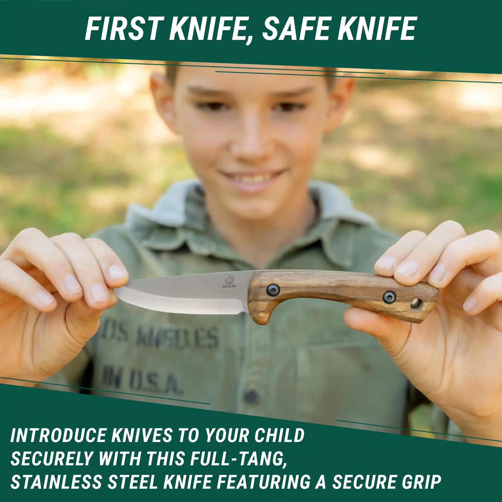 Kid-Safe Knife for Outdoor Activities