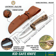 Bushcraft Knives Bundle BSH1 Dune + BSH2 Glacier + BSH Kid