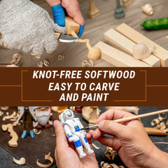 Set of Basswood Carving Blocks for Wood Carving – 16 pcs – BW16
