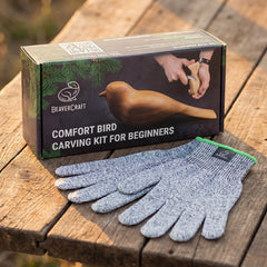Comfort Bird Kit – DIY Carving Kit with Safety Gloves in size S
