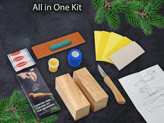 Gift Set of 9 DIY Carving Kits