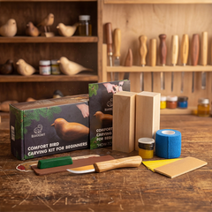 Comfort Bird Kit – DIY Carving Kit with Safety Gloves in size S