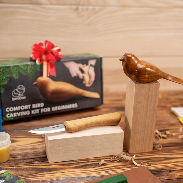 Comfort Bird Kit – DIY Carving Kit with Safety Gloves in size S