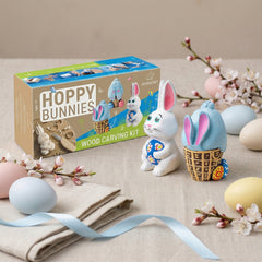 DIY Hoppy Bunnies – Wood Carving Kit