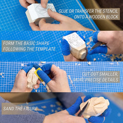 DIY Hoppy Bunnies – Wood Carving Kit