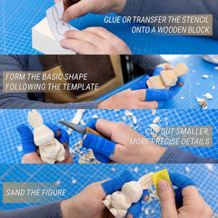 DIY Hoppy Bunnies – Wood Carving Kit