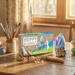 DIY Hoppy Bunnies – Wood Carving Kit
