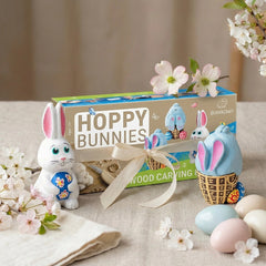 DIY Hoppy Bunnies – Wood Carving Kit
