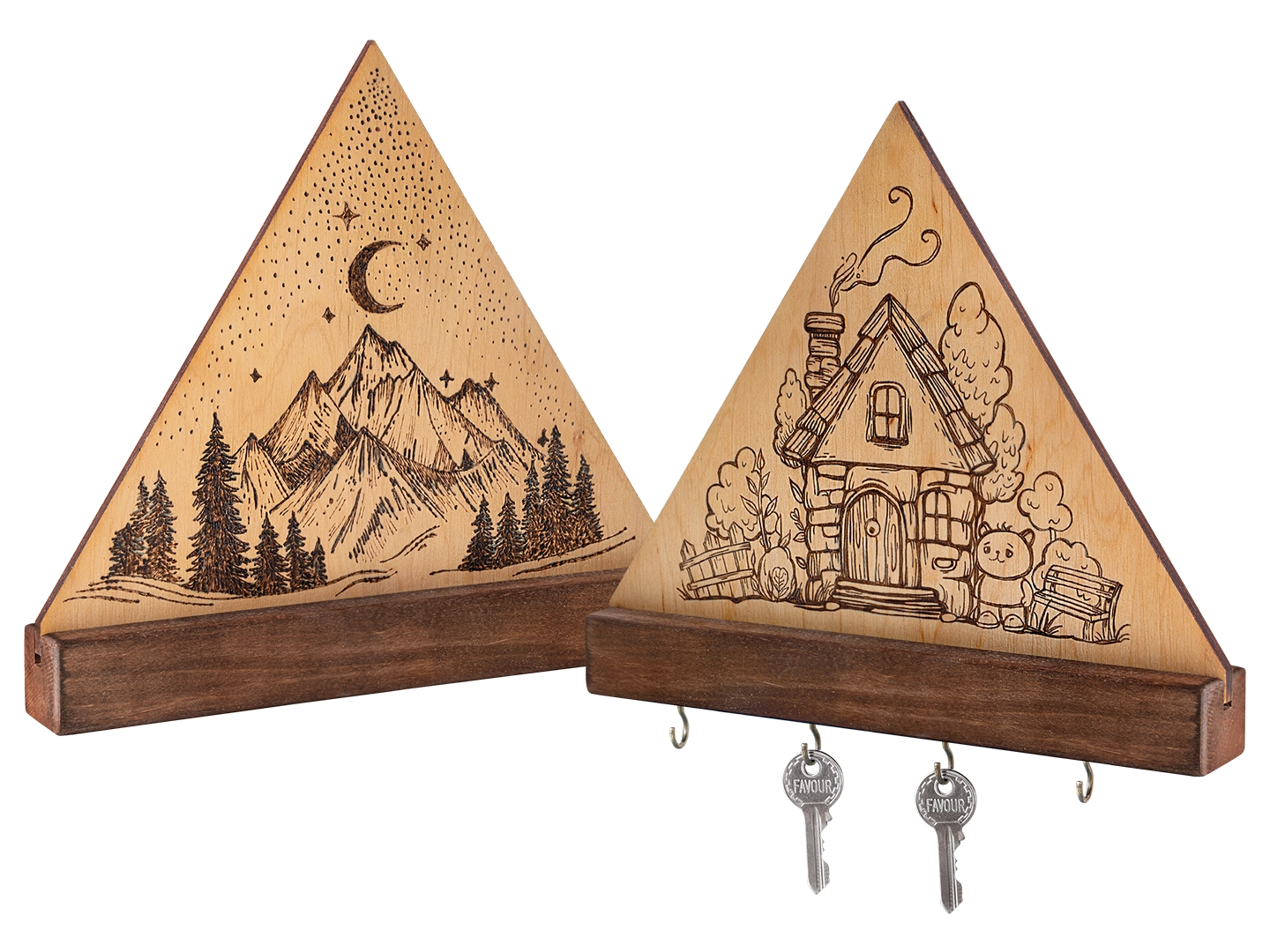 Key Holder DIY Pyrography Kit