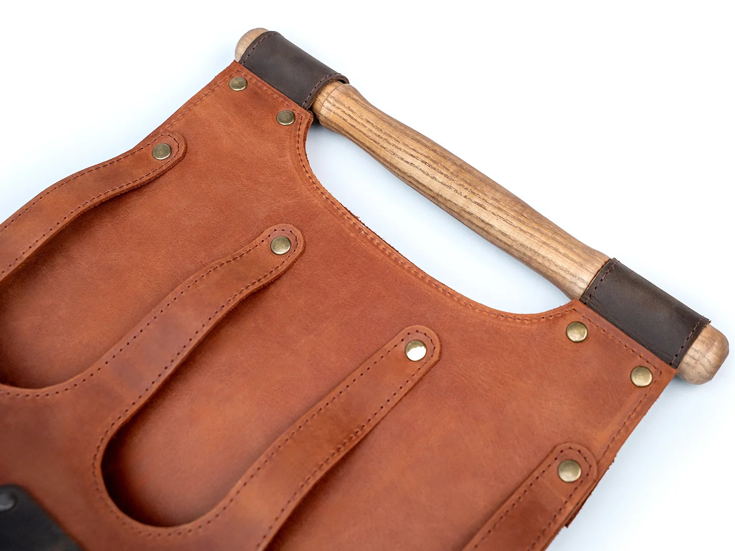 Leather Beer Carrier 6-Pack Bottle Caddy
