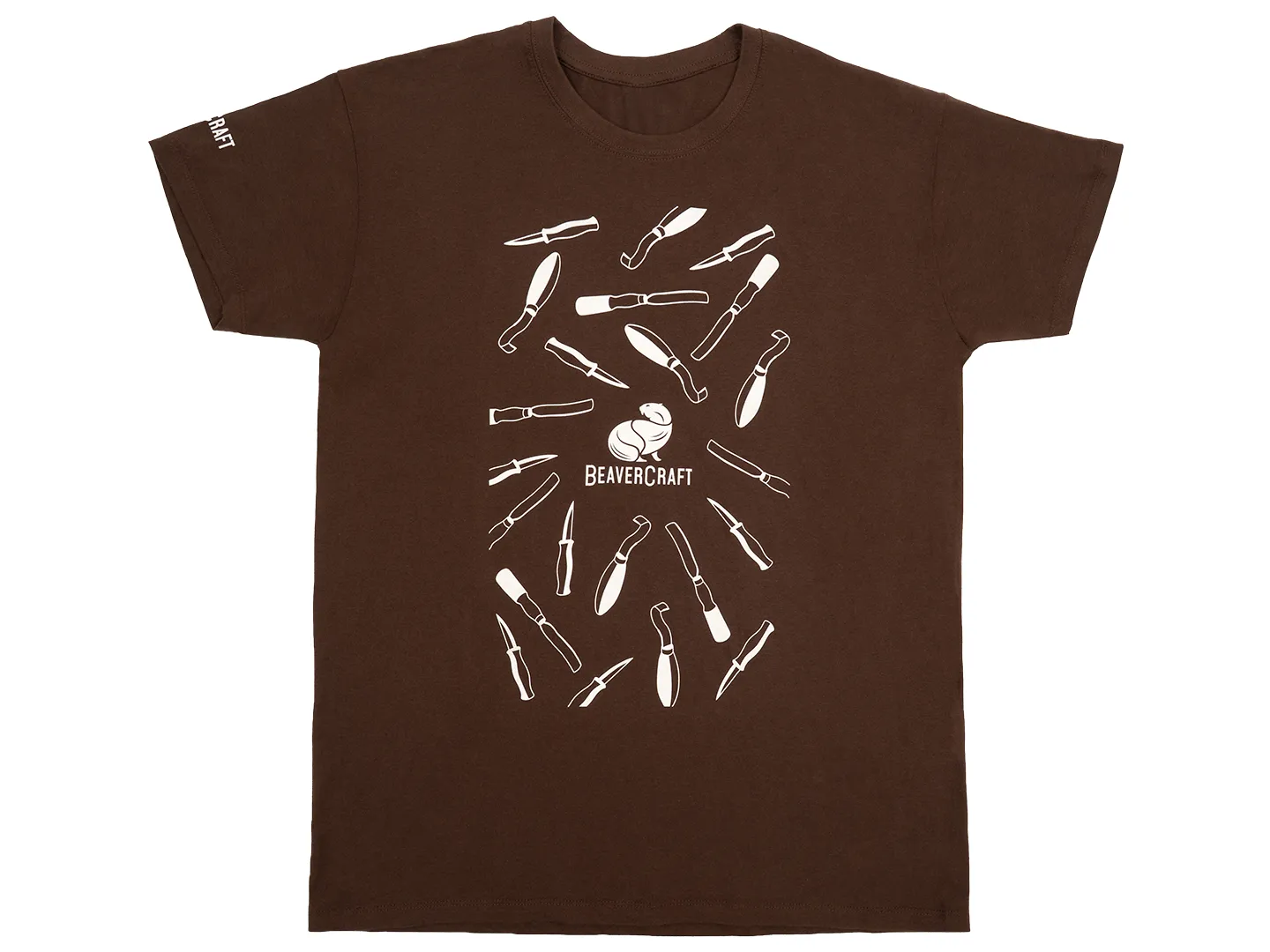 BeaverCraft Women’s T-Shirt (Brown)