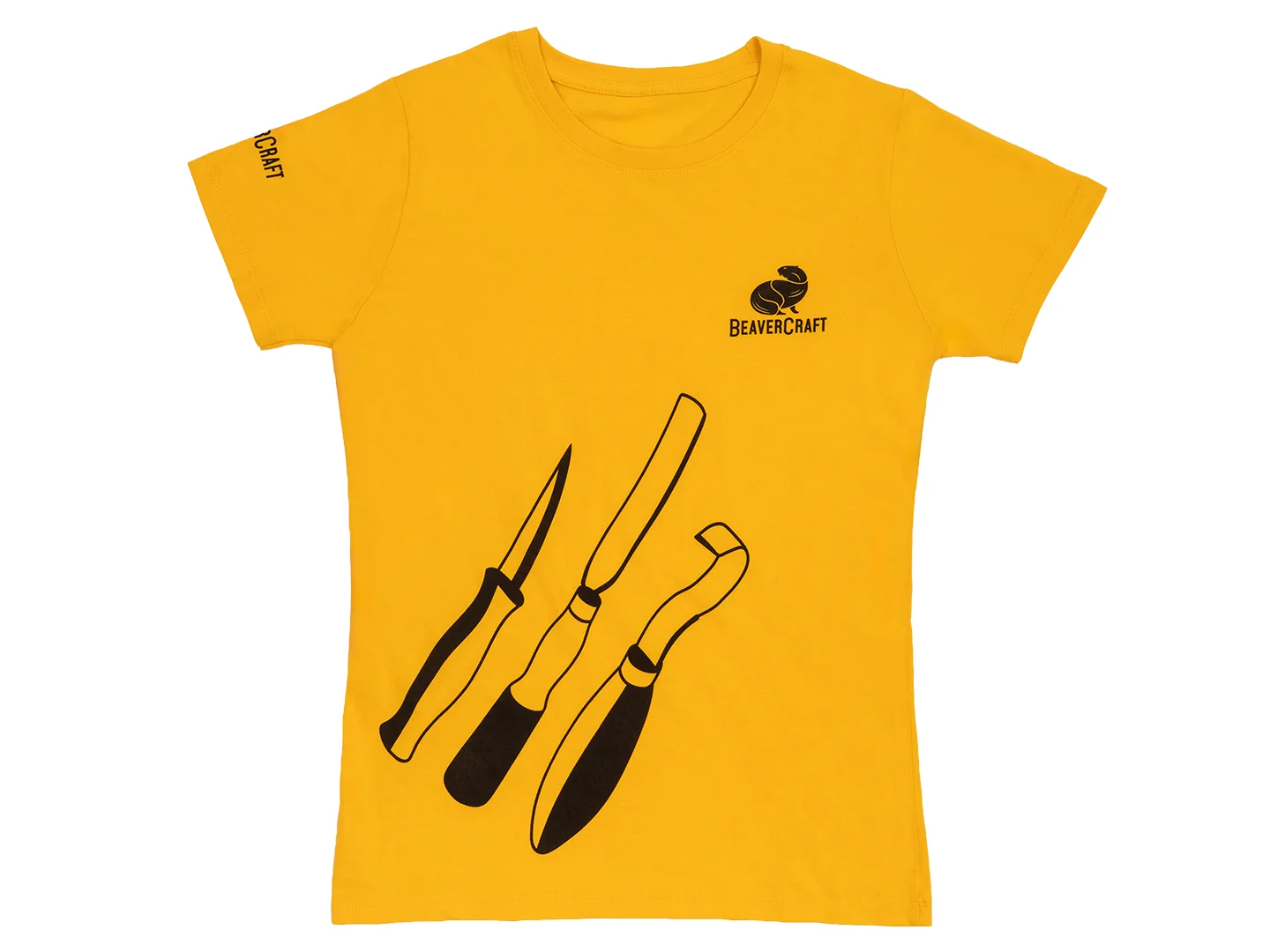 BeaverCraft Men’s T-Shirt (Yellow)