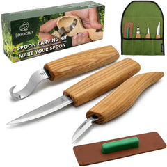 Wood Carving Tool Set for Spoon Carving (Left handed) - S13L