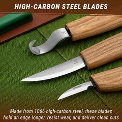 Wood Carving Tool Set for Spoon Carving (Left handed) - S13L
