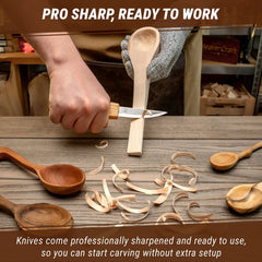Wood Carving Tool Set for Spoon Carving (Left handed) - S13L