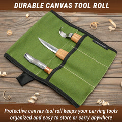 Complete Spoon Carving Tool Set – Wood Carving Set for Beginners and Pros – S14m