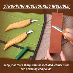Starter Wood Carving Knife Set for Chip Carving and Whittling - S15