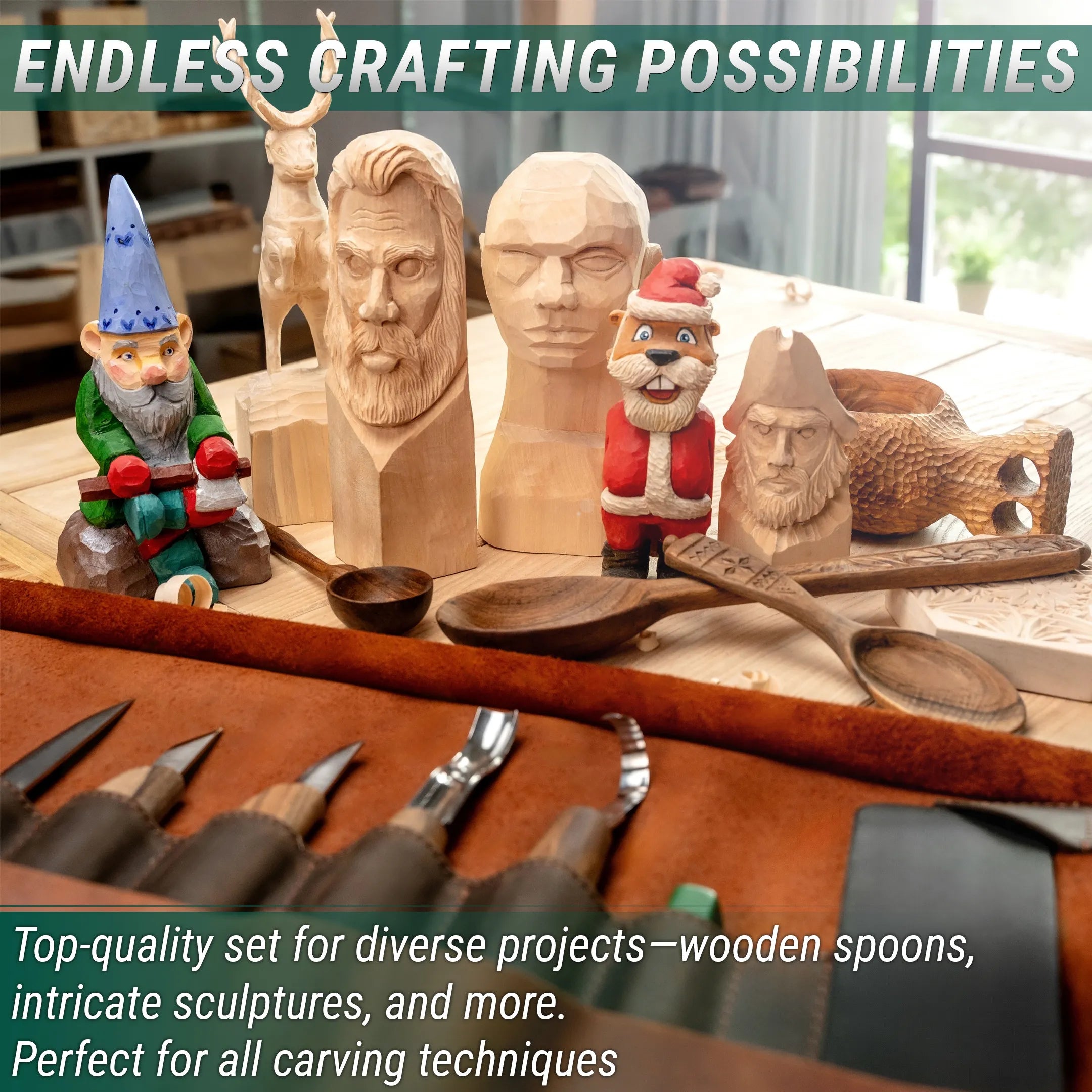 Deluxe Wood Carving Set