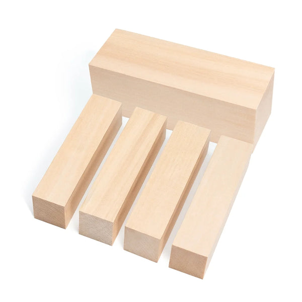 Set of Basswood Carving Blocks for Wood Carving – 5 pcs – BW1
