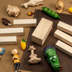 Set of Basswood Carving Blocks for Wood Carving – 7 pcs – BW7
