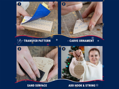 DIY Christmas Ornaments – Chip Carving Kit