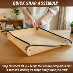 Hobby Work Mat – Wood Chip Catcher for Carving & Crafts