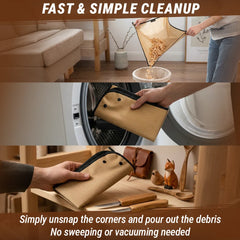 Hobby Work Mat – Wood Chip Catcher for Carving & Crafts