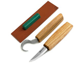 Left-Handed Mini Spoon Carving Knife Set – Starter Wood Carving Kit S01L
