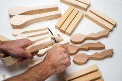 Multifunctional Extended 28 PCS Wood Carving Set (left-handed) – S68L