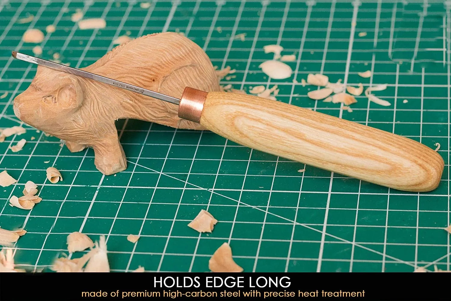 V-profile small angle chisel