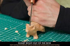 V-profile small angle chisel