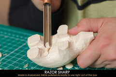 Compact Wood Carving Gouge (Sweep #9) - K9/10