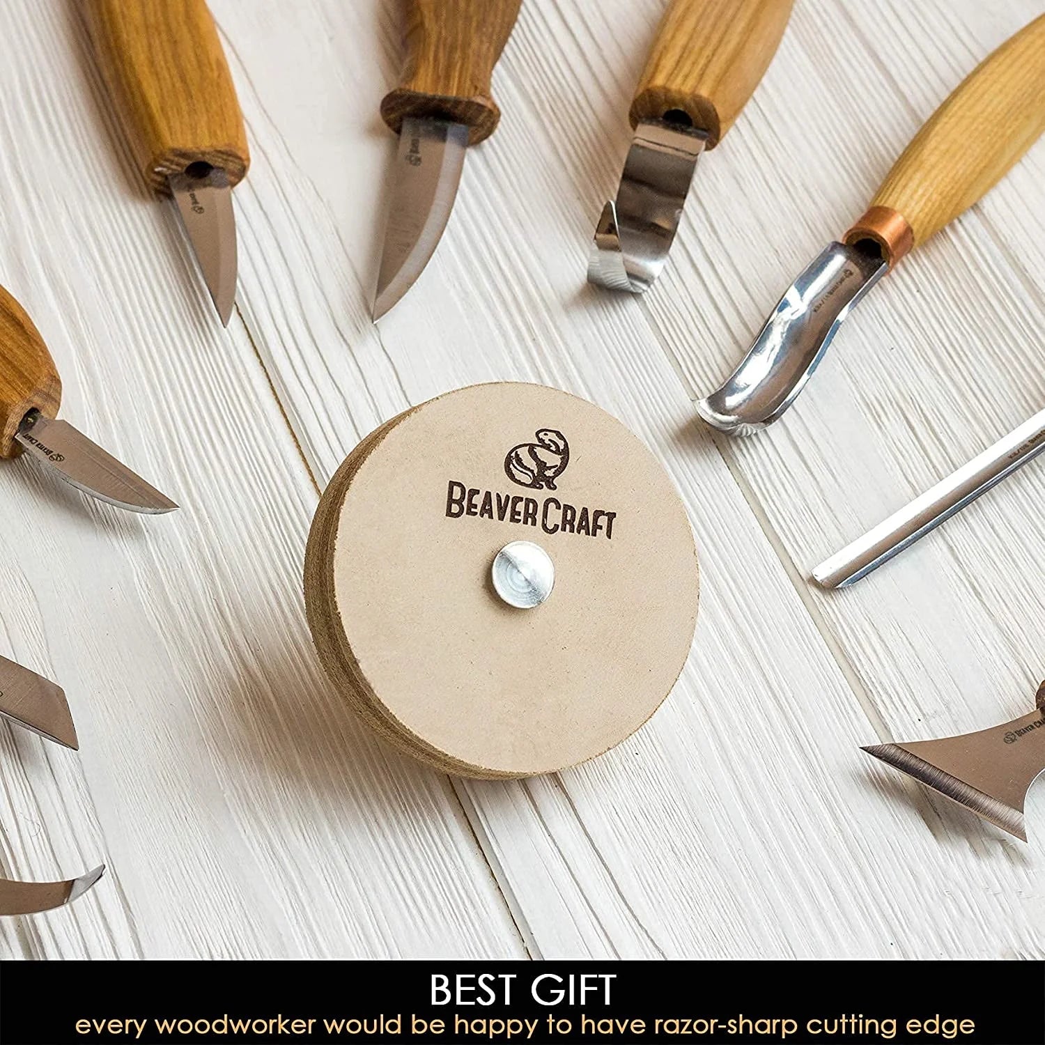 Leather polishing wheel