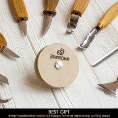 Leather polishing wheel