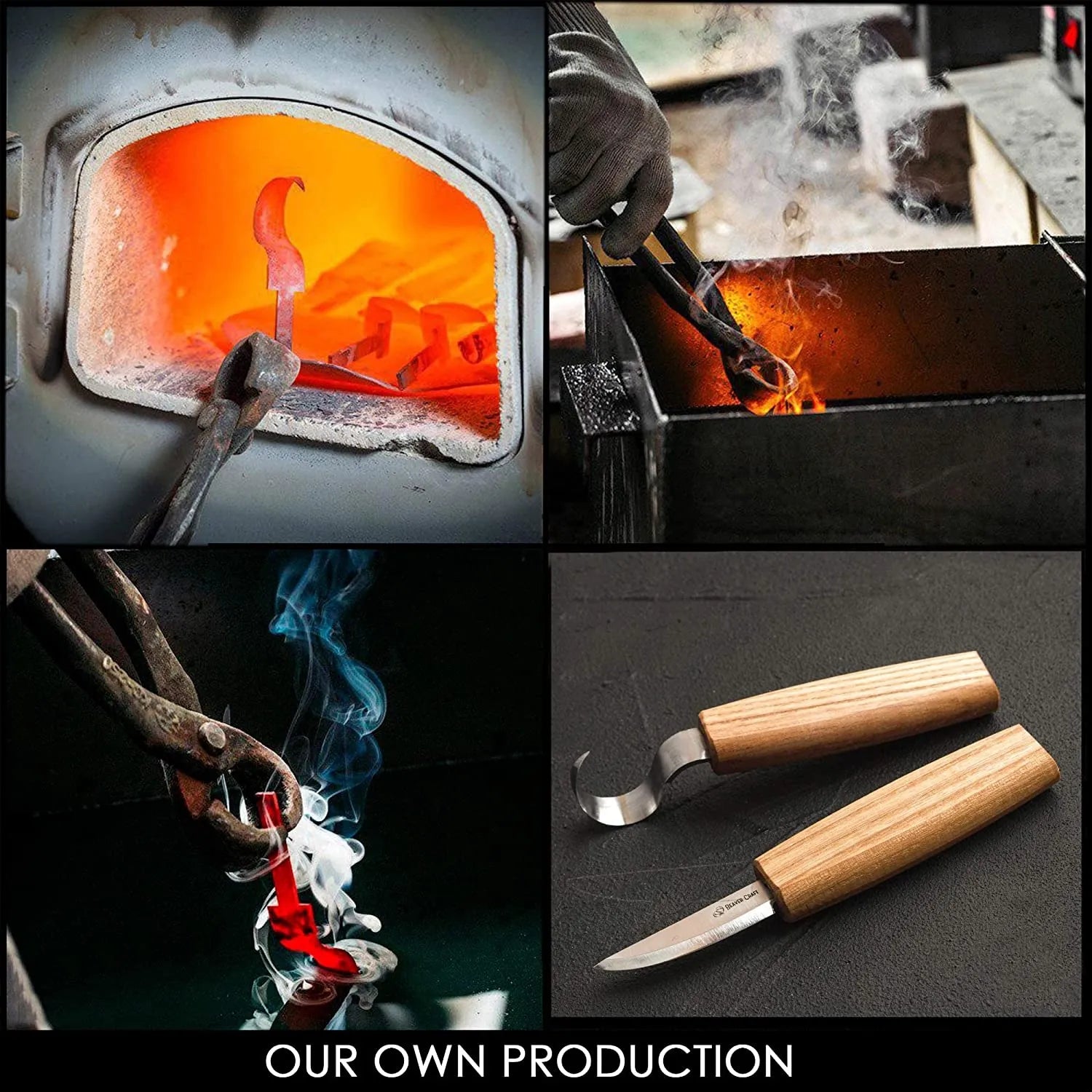 Left Handed Tools for cutting spoons from a wood