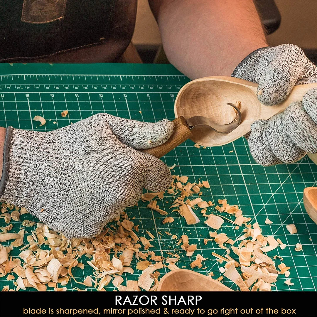 Hook knife for wood carving