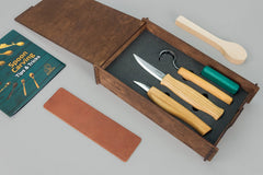 Spoon Carving Set In a Box (Left-handed) - S13LBOX