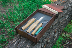 Spoon Carving Set In a Box (Left-handed) - S13LBOX