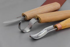 Left-Handed Spoon Carving Tool Set – Kuksa, Bowls & Hollow Carving Kit – S38L