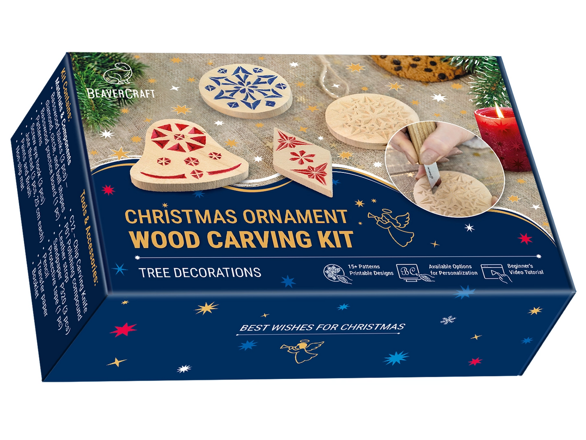 DIY Christmas Ornaments – Chip Carving Kit