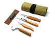 Spoon and Kuksa Carving Professional Set with Knives and Strop - S43