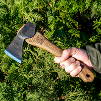 Bushcraft Carving Hatchet – Compact Multi-Purpose Steel Axe for Camping & Woodworking – AX1