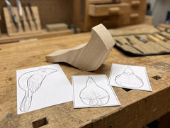 Cardinal Bird Carving Blank for Wood Carving – Pre-Cut Basswood – BIRD_CARDINAL