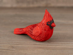 Cardinal Bird Carving Blank for Wood Carving – Pre-Cut Basswood – BIRD_CARDINAL