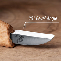 Sloyd Whittling Knife – Carving Knife for Fast Wood Removal & Shaping – C1M