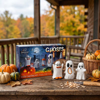 Ghosts Wood Carving Kit – Complete Whittling Kit for Beginners, Kids & Adults