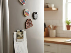 Leather Fridge Magnet (Beaver)